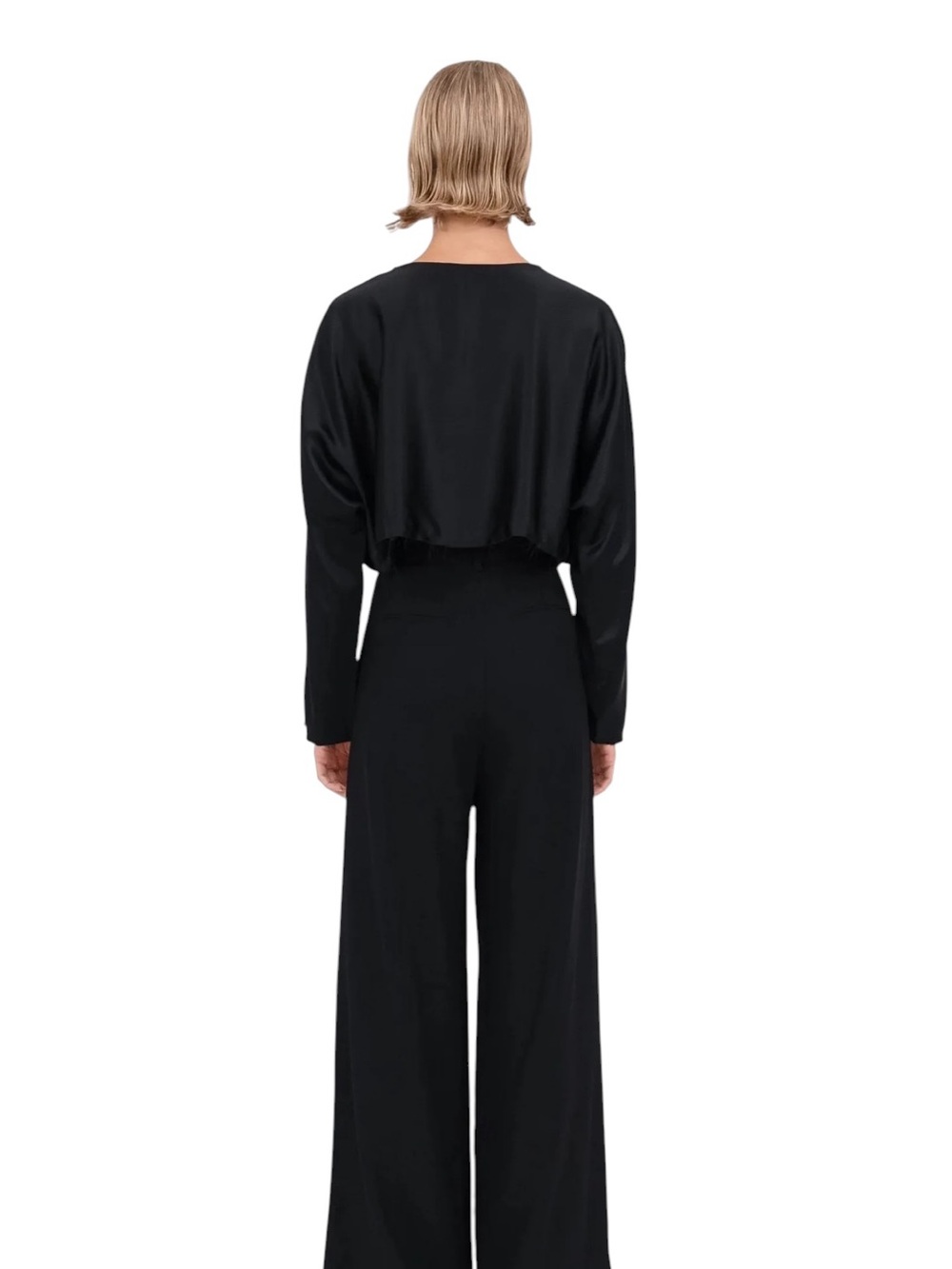 Nonchalant Fabi Wide Leg Pant - Black Size S - Picture 4 of 5